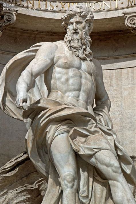 Estatua De Neptuno Roma 79453 Biodiversidad Virtual Etnografía