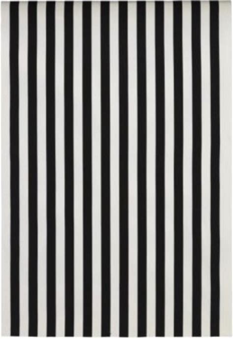 Sofia Fabric Wide Stripe Black White Scandinavian Fabric By Ikea