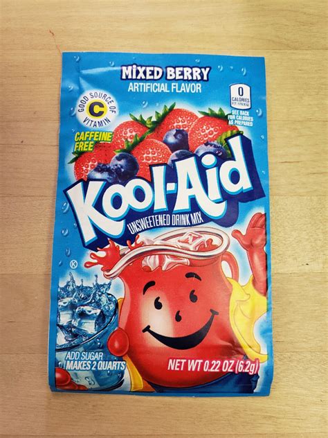 Kool Aid Unsweetened Drink Mix Mixed Berry Crowsnest Candy Company
