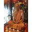 Embalmed Monk Displayed In Glass Box  Chiang Mai Thailand Buddhism