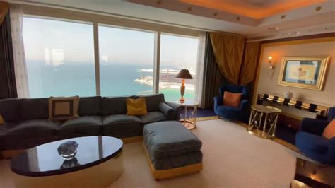 Burj Al Arab One Bedroom Deluxe Marina Suite Room Tour Refined Luxury