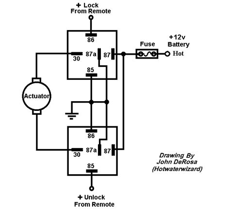 The switch circuit consist of the transistor and the relay coupled to a diode. Linear Actuator Wiring