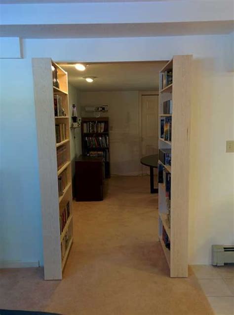 Who doesn't want a secret door bookcase? DIY Hidden Bookcase Door - Updated - The Prepared Page