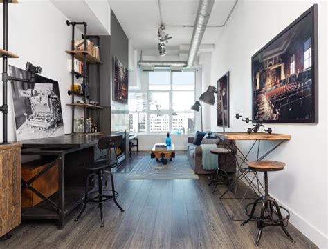 20 Industrial Home Office Designs Decorating Ideas