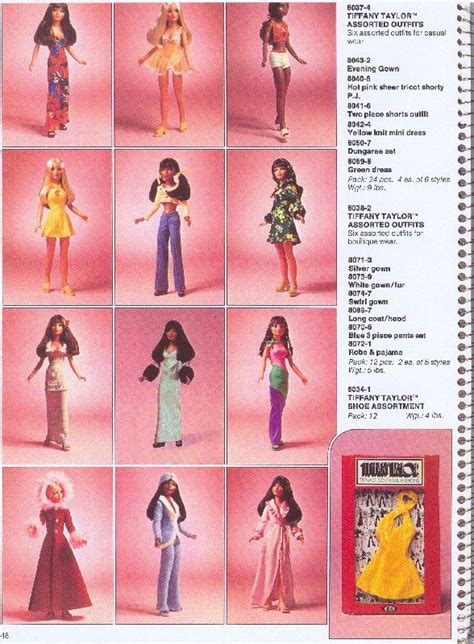 1975 ideal buyers catalog page tiffany taylor 19 inch fashions vintage barbie clothes