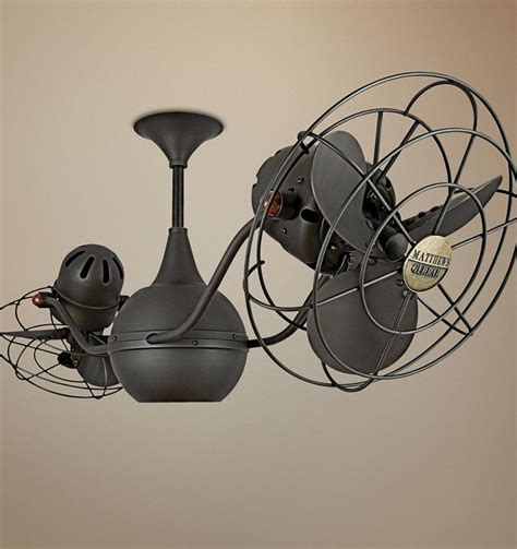 Ceiling Fans 42 Matthews Vent Bettina Dual Head Bronze Ceiling Fan