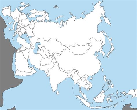 Blank Eurasia Map By Stephen Fisher On Deviantart