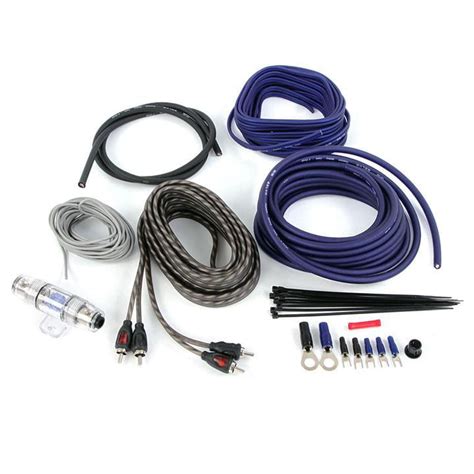 New Belva Bak84 Complete 8 Gauge Amp Wire Kit W4 Ch Rca Interconnect