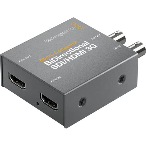 Blackmagic design micro converter sdi to hdmi. Blackmagic Design Micro Converter BiDirectional SDI/HDMI ...