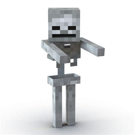 Minecraft Papercraft Skeleton Mini
