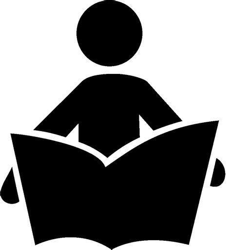 Reading Silhouette Png Image Png Mart
