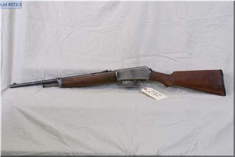 Winchester Mod 1907 351 Sl Cal Clip Fed Semi Auto Rifle W20 Bbl