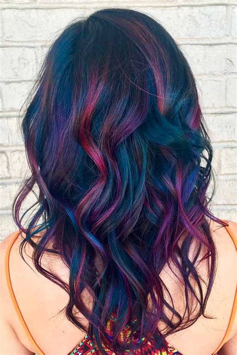 40 Rainbow Hair Ideas For Brunette Girls — No Bleach Required Oil