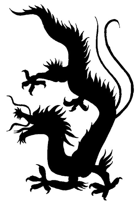 Chinese Dragon Silhouette ClipArt Best