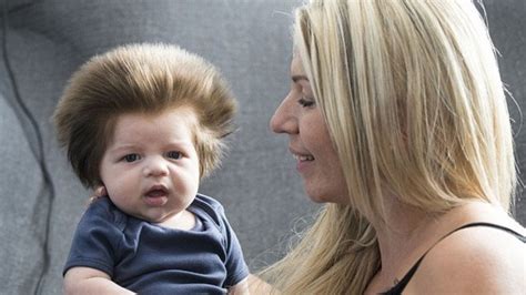It evident, washing your hair helps keep your hair scalp clean. Mom Surprised When Baby Is Born With Long Hair, Then ...