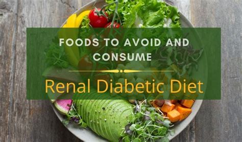 Renal Diabetic Diet Chart Diet Plan For Renal Diabetic Diseases