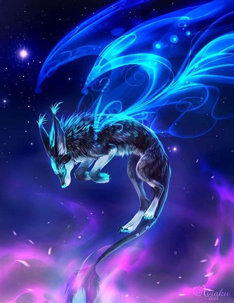 Pin By Animelover On Desenhos Mythical Creatures Art Fantasy Wolf
