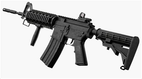 Artstation M4 Carbine Assault Rifle Game Assets