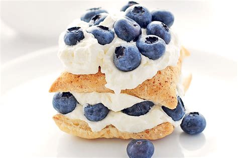 Easy Blueberry Lemon Napoleon Dessert Recipe She Wears