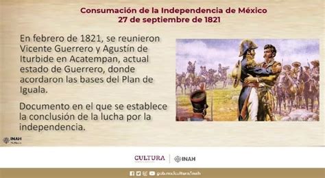 Consumación De La Independencia De México 27 De Septiembre De 1821