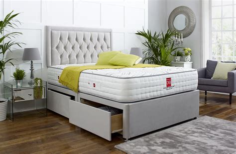 Windsor Divan Bed Set With Button Headboard Divan Bed Warehouse