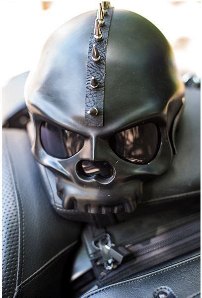 Awesome Skull Motorcycle Helmet With Our Spike Mohawk