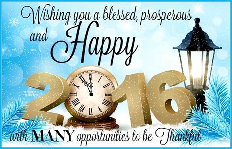 Wishing You A Blessed Prosperous And Happy New Year 2016 Pictures