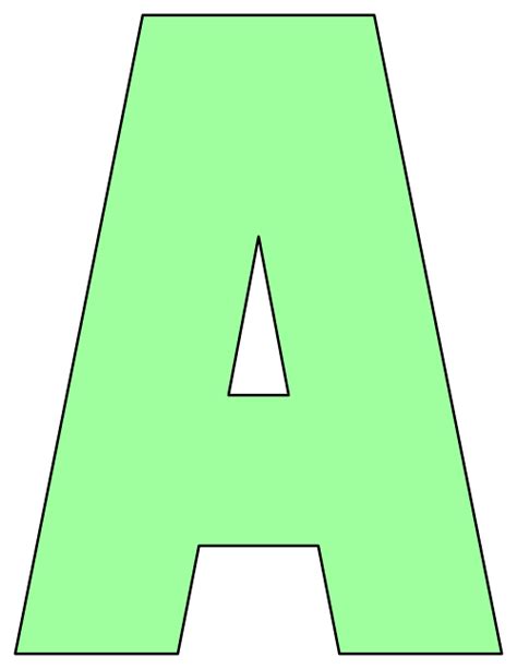 Alphabet letters to print and cut out. Printable Cut Out Letters
