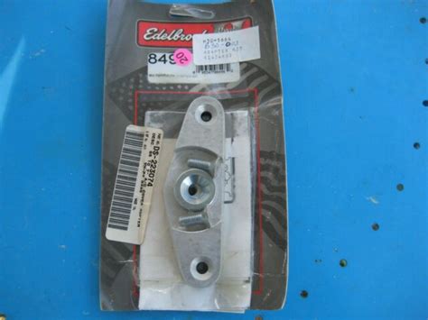Edelbrock Quicksilver Air Cleaner Adapter Kit Quicksilver Carb To Stock