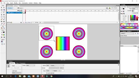Tutorial lebih lengkap dapat didownload di link berikut ini. Macromedia Flash 8 "Animasi Perubahan Warna Frame by Frame ...