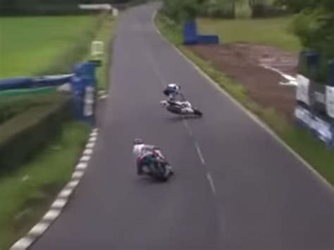 Guy Martin Dundrod Circuit Crash Video Footage Emerges Of High Speed