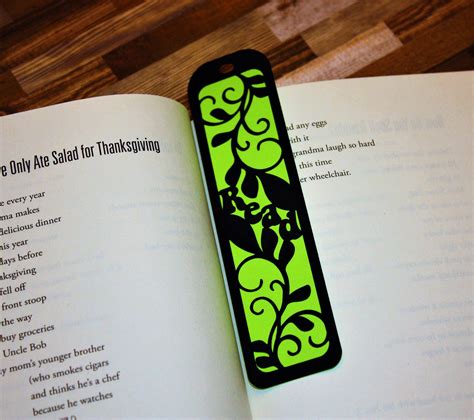 Reading Bookmark Svg File For Cricut And Silhouette Etsy Canada In