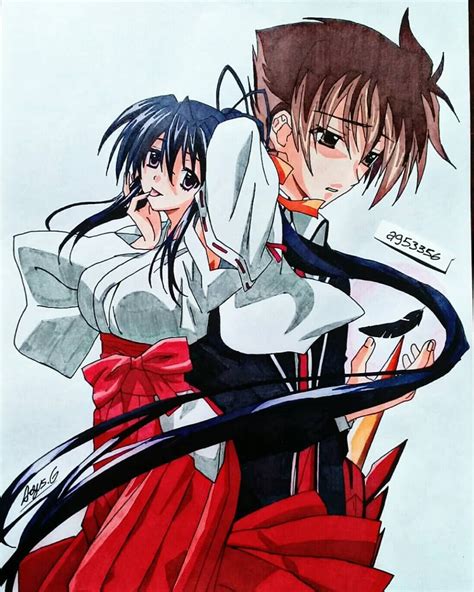 High School Dxd 💪 Hyodo Issei Y Himejina Akeno 🔴👊 Highschooldxd Anime