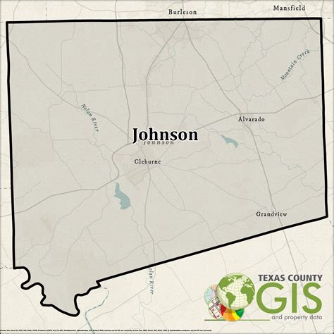 Johnson County Gis Shapefile And Property Data Texas County Gis Data