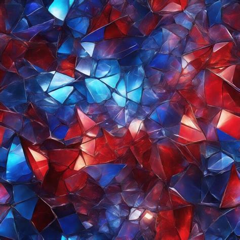 Premium Ai Image Beautiful Blue And Red Abstract Background