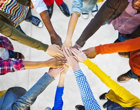 Group Of Diverse People Holding Hands — Stock Photo © Rawpixel 52461767