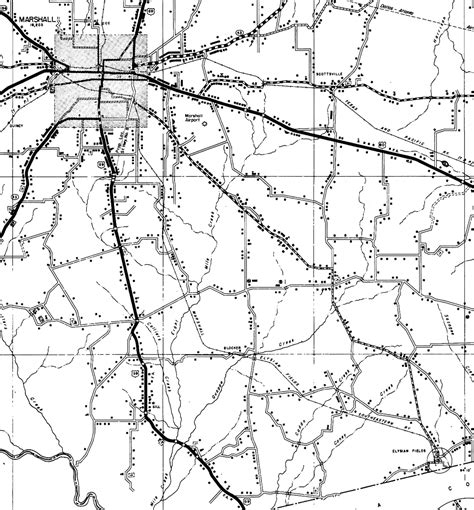 Marshall Elysian Fields And Southeastern Railway Company Tex Map