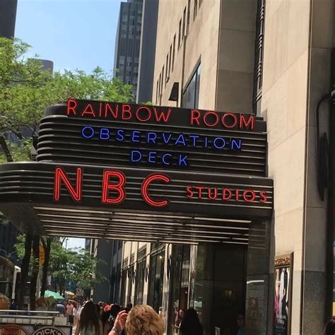 New York City Broadway Shows Rainbow Room Neon Signs