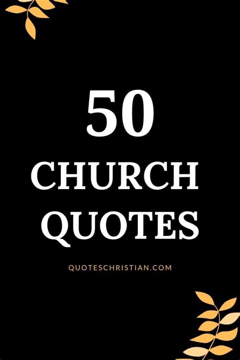 50 Church Quotes