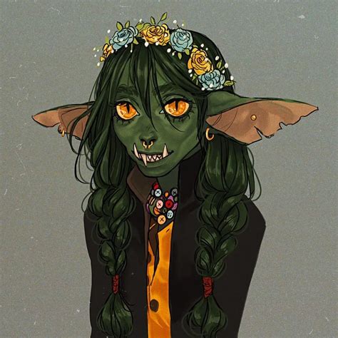 A Goblin Girl By Schnetzle On Instagram Imaginarymonstergirls