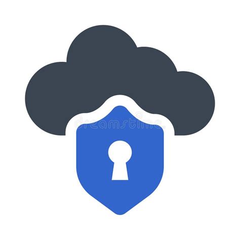 Cloud Security Icon Stock Vector Illustration Of Cloud 274945001