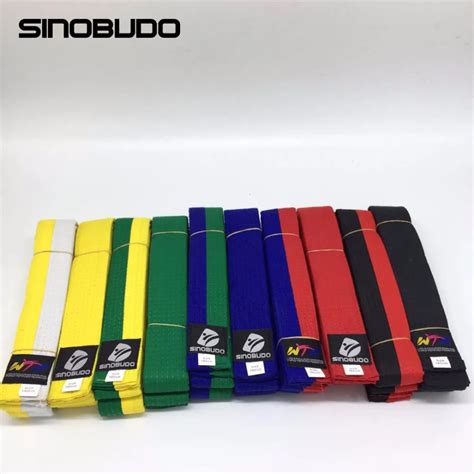 Buy 180cm Wtf Taekwondo Karate Martial Arts Belts 10