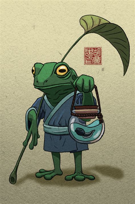 A Little Frog Drawing I Made Inspired By Spirited Away Ghibli
