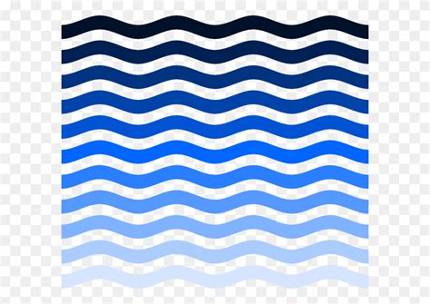 Simple Water Waves Png Clip Art For Web Water Line Clipart