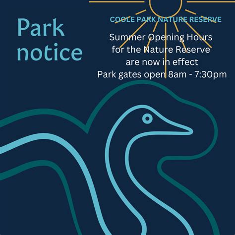 Summer Opening Hours - Coole Park Nature Reserve