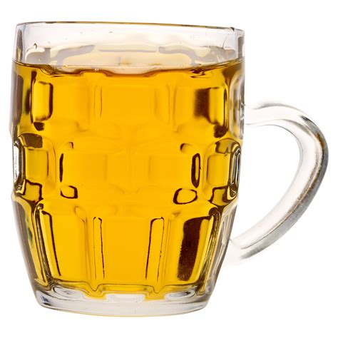 2 4 6 X 285ml Beer Lager Glass Pint Stein Tankard Glasses Dimpled Ale