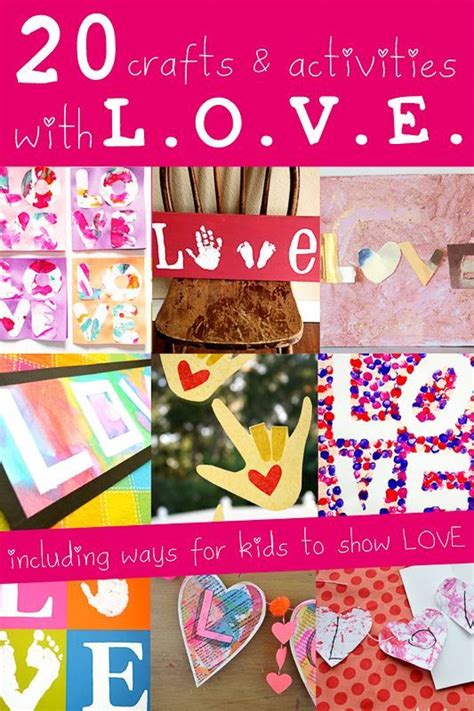20 Love Activities And Crafts For Preschoolers To Make With Love Craft