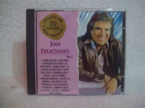 Cd Original Jose Feliciano Coleccion 20 Exitos Importado Mercadolivre
