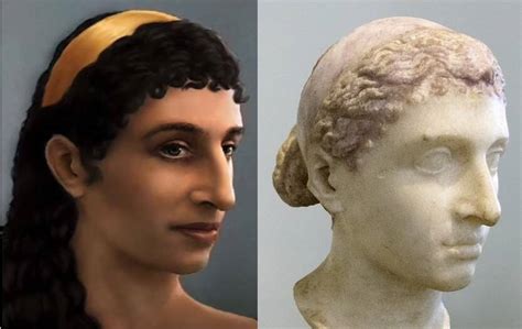 Cleopatra Reconstruction Based On Her Portrait From Heracleanum And A
