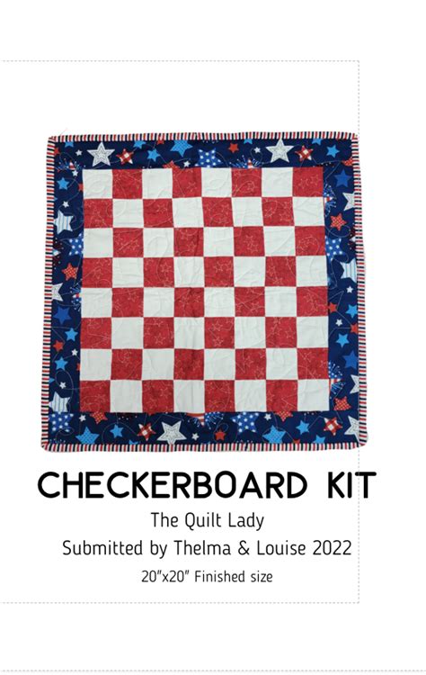 Checkerboard Kit Red White And Blue